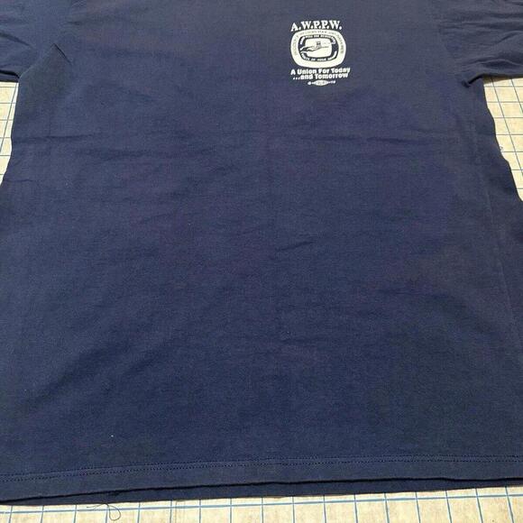 Union Line AWPPW T Shirt Large Pulp Papermakers Union - Picture 5 of 13